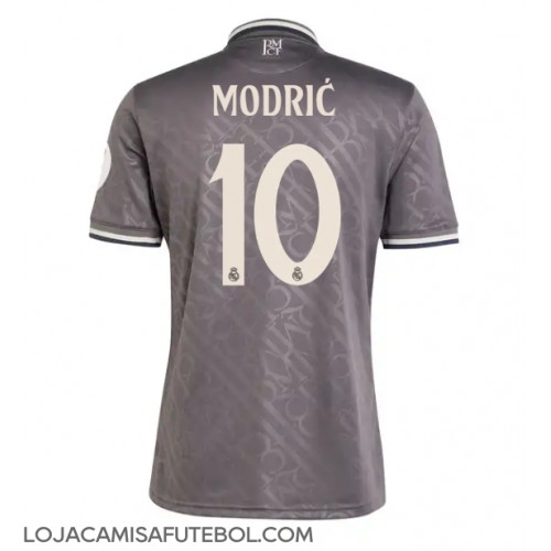 Camisa de Futebol Real Madrid Luka Modric #10 Equipamento Alternativo 2024-25 Manga Curta